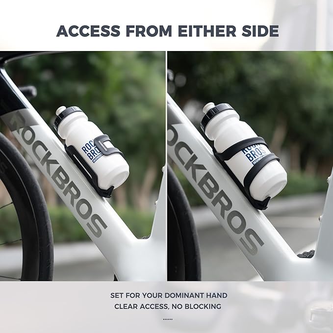 Bike Water Bottle Holder - Lightweight Stable Adjustable Bicycle Cup Cage with Screw Tool Universal Bike