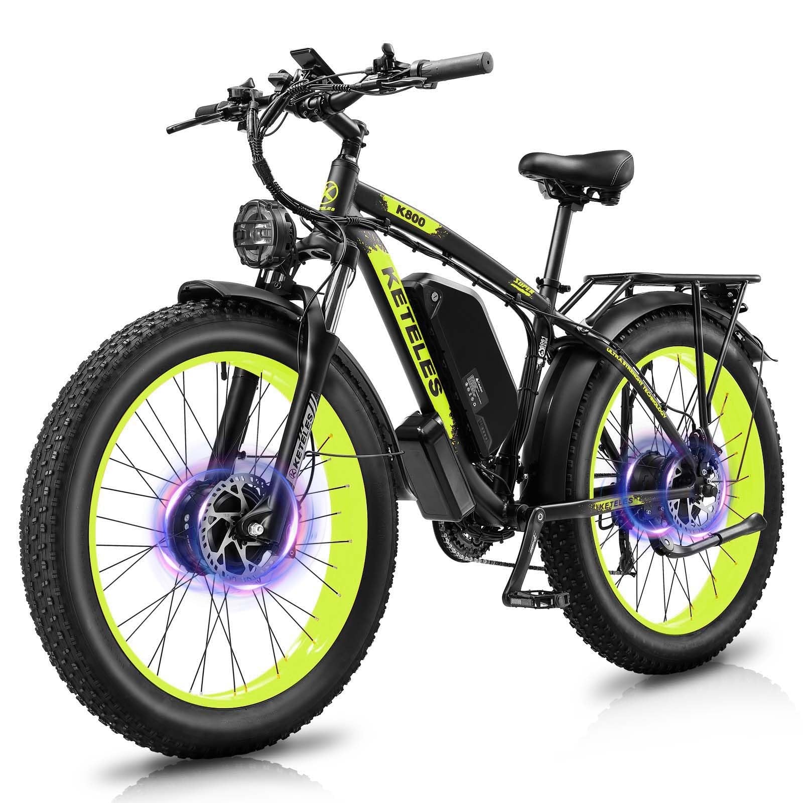 K800 Pro 2000W Dual Motor Mountain eBike